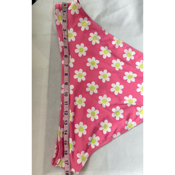NWT Forever 21 Floral pink and lime bikini bottom size 3X - Picture 3 of 5